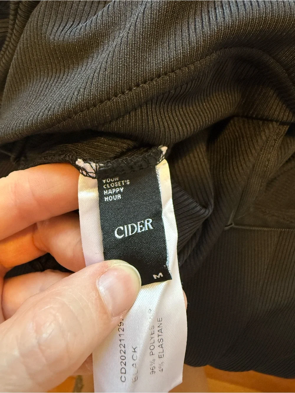 Cider Black Sleeveless Wide-Leg Jumpsuit